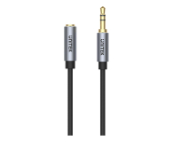 Kabel i złączka UNITEK Przedłużacz Jack 3.5mm - Jack 3.5mm 1m Y-C932ABK